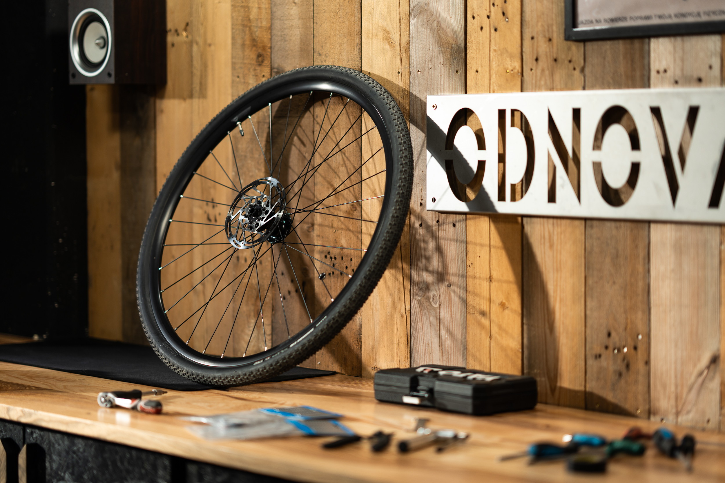 Bike workshop scene — ODNOVA Bike