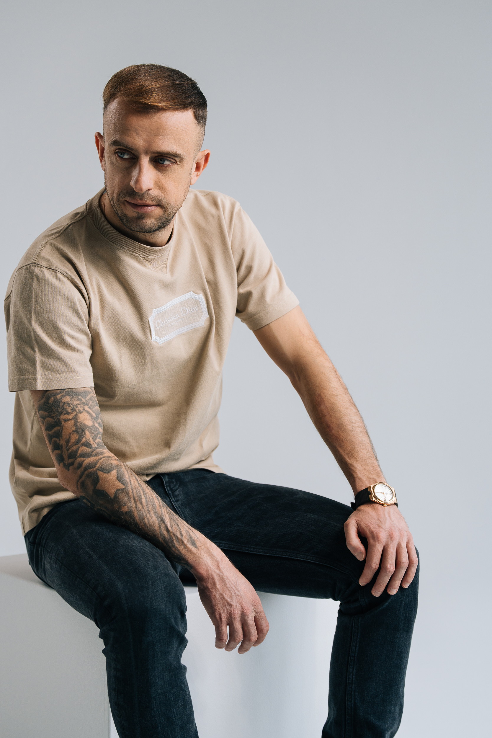 Luxury watch in studio — Fotografia reklamowa RoyalWatch.pl