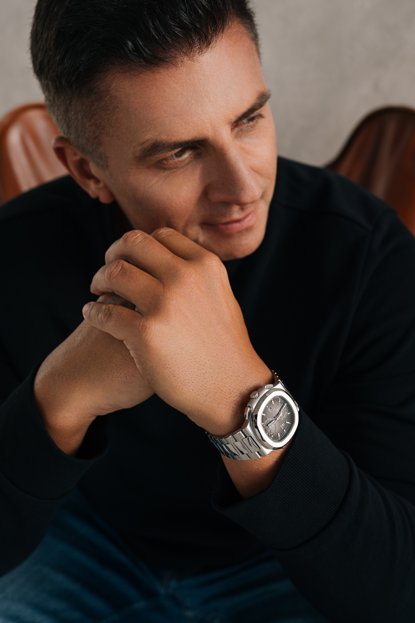 Luxury watch in studio — Fotografia reklamowa RoyalWatch.pl